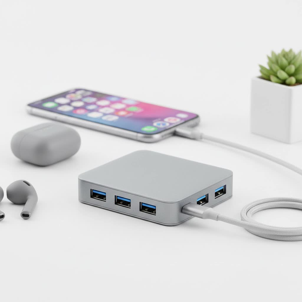 USB to USB-C hub
